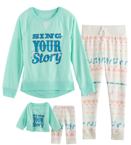 american girl tenney pajamas