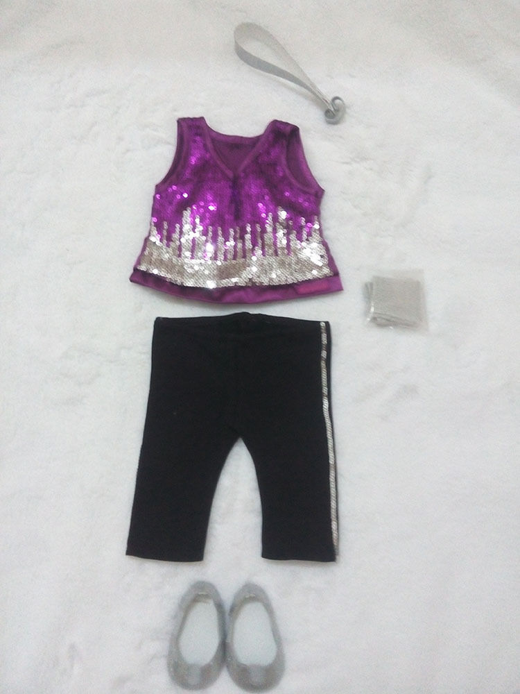 American Girl Doll Truly Me Jazz Outfit, American Girl Doll New Truly Me Outfit, American Girl Doll Truly Me Disco Outfit, American Girl Doll Julie Albright Dance Outfit, American Girl Doll Girl Of The Year 2017 Clothes