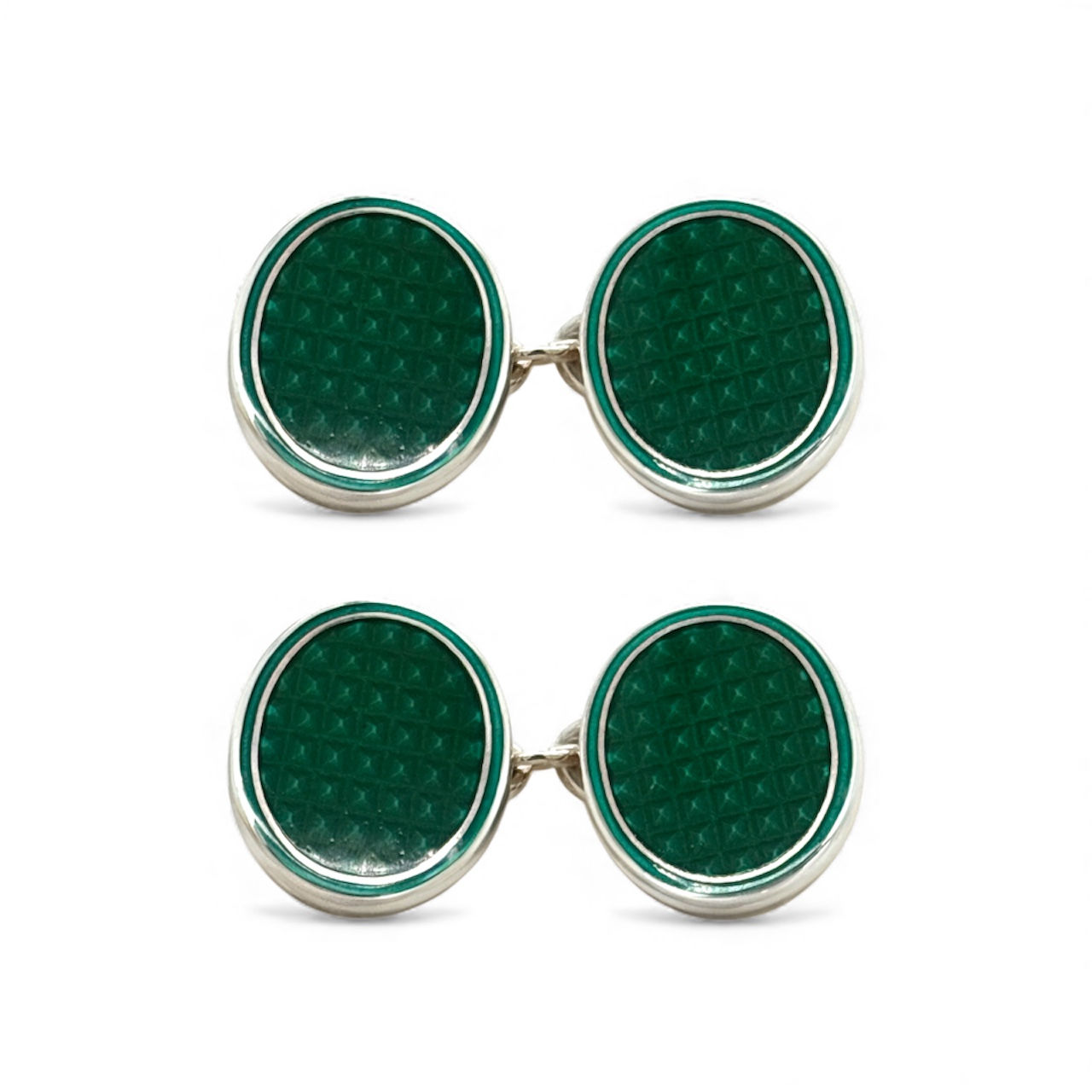 CLOU DE PARIS OVAL CUFFLINKS