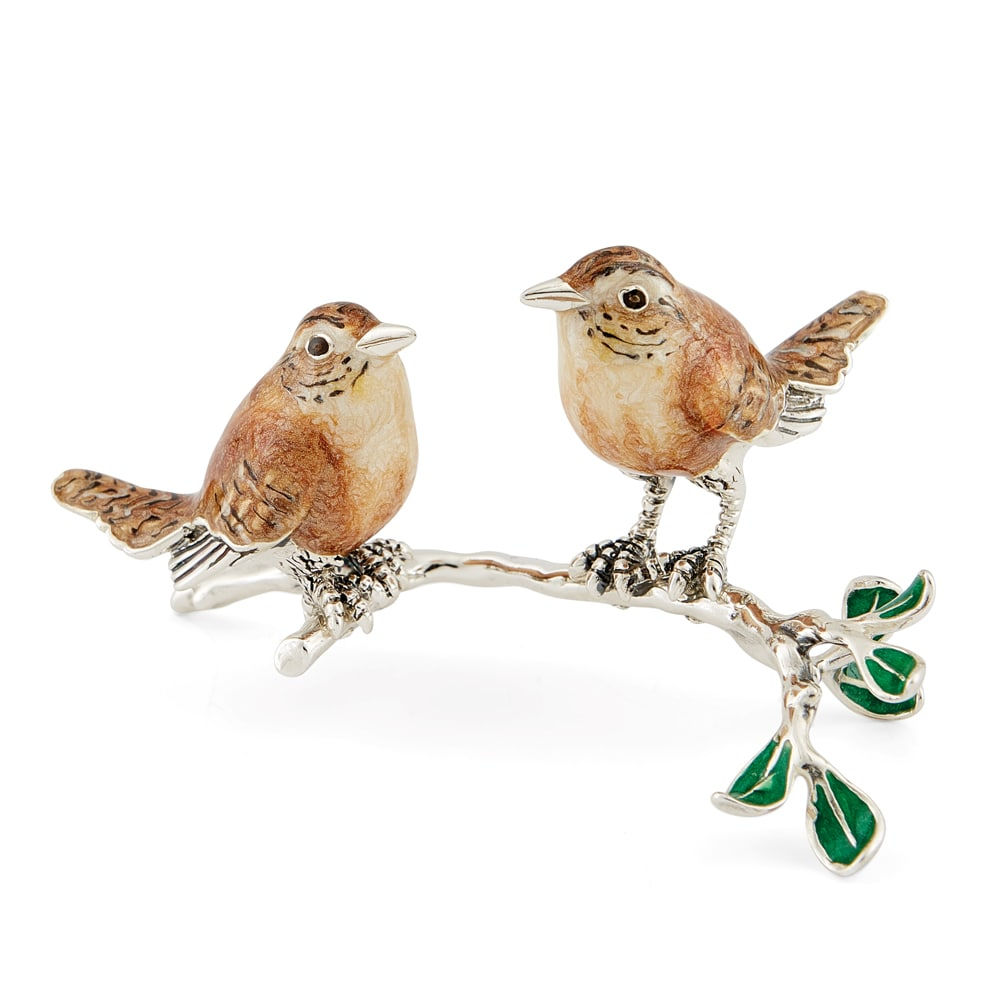 WREN COUPLE ON A BRANCH