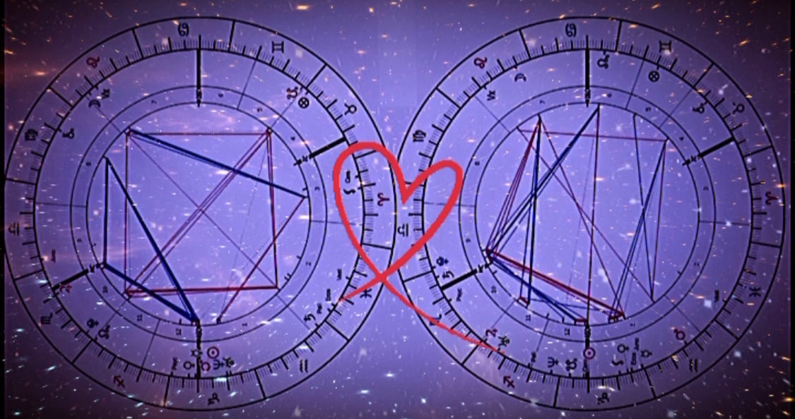 Synastrie amoureuse simplifiée