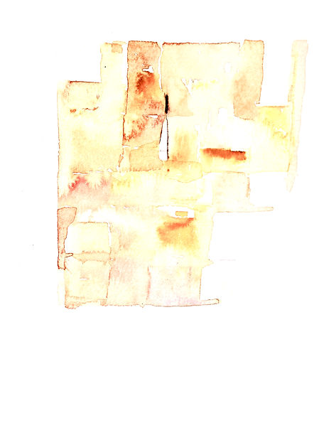 Heidy Sumei Chuang, Fine Art Painting, David's City, Jerusalem, Israel. Watercolor on Paper