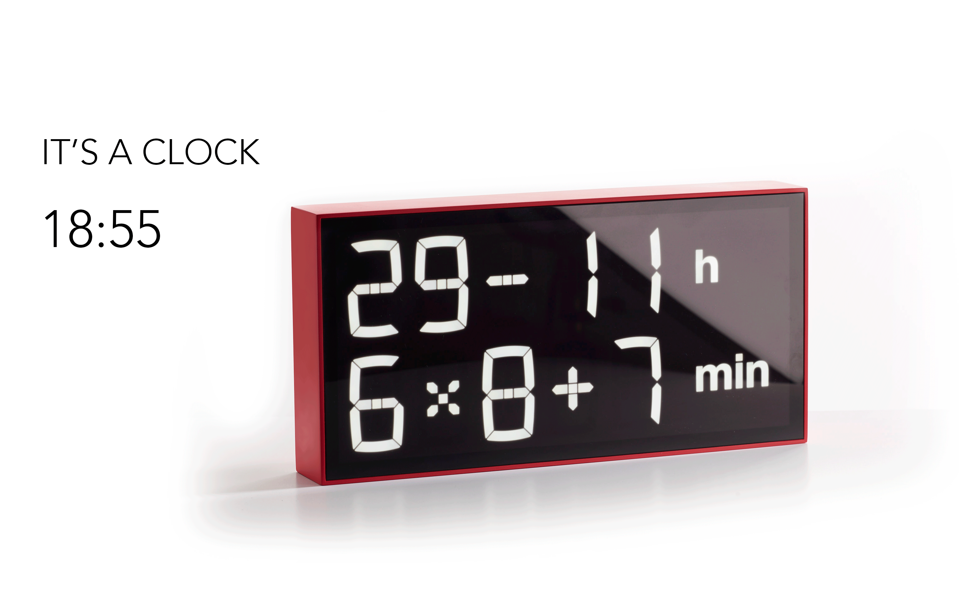 Albert Clock digital mathematic clock