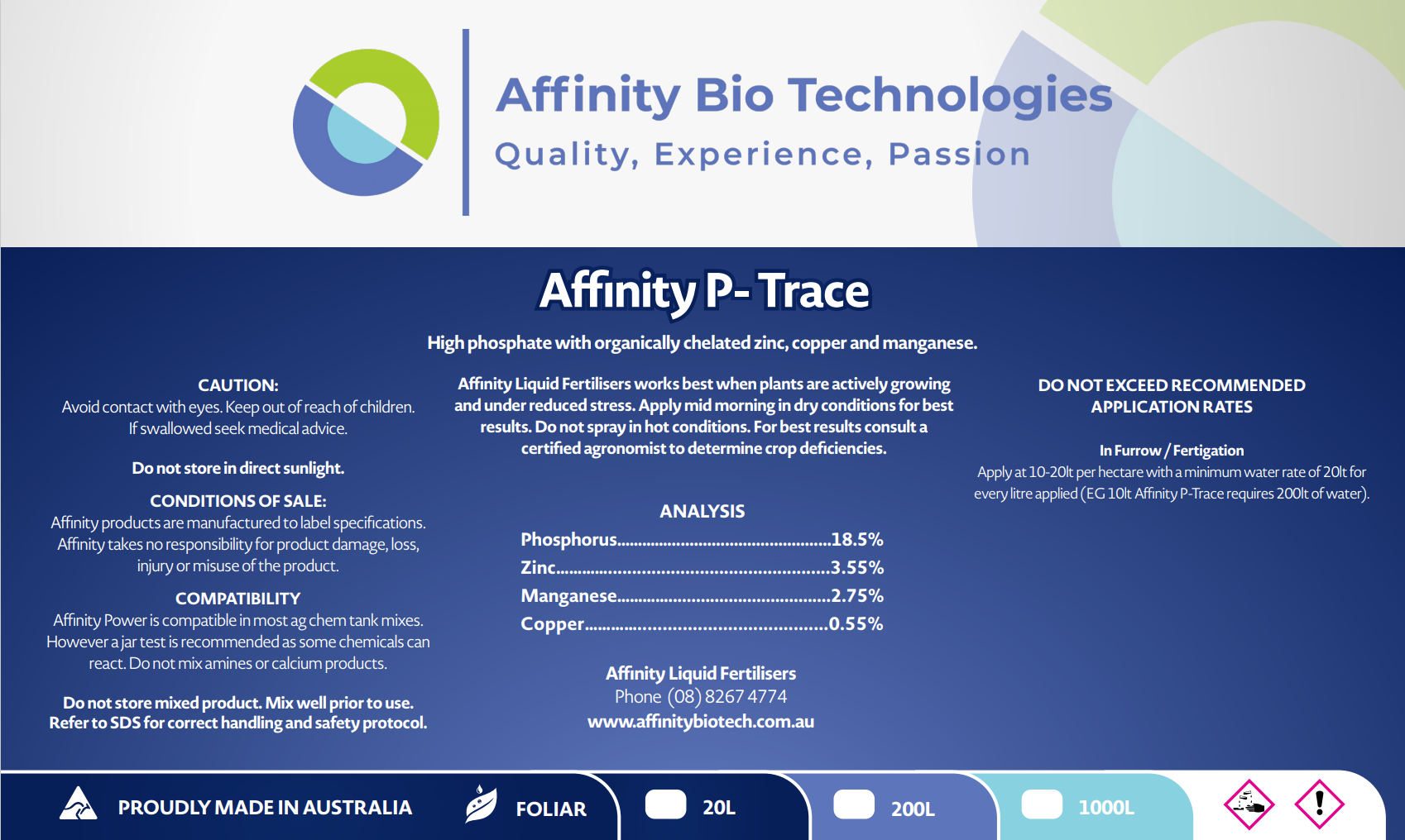 affinity trace affinity trace