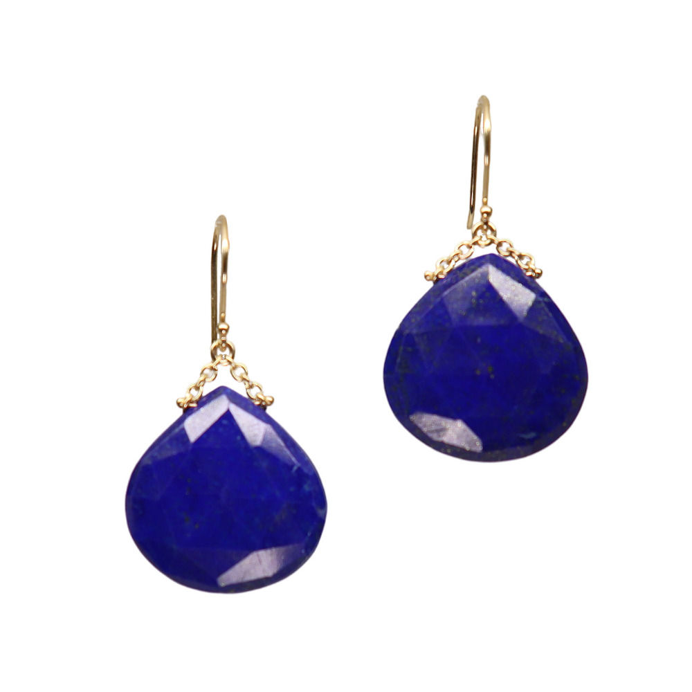 Lapis Trapeze Earrings