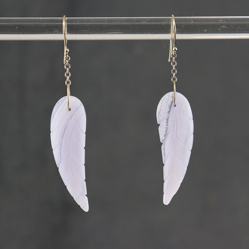 Blue Lace Agate Drop Earring
