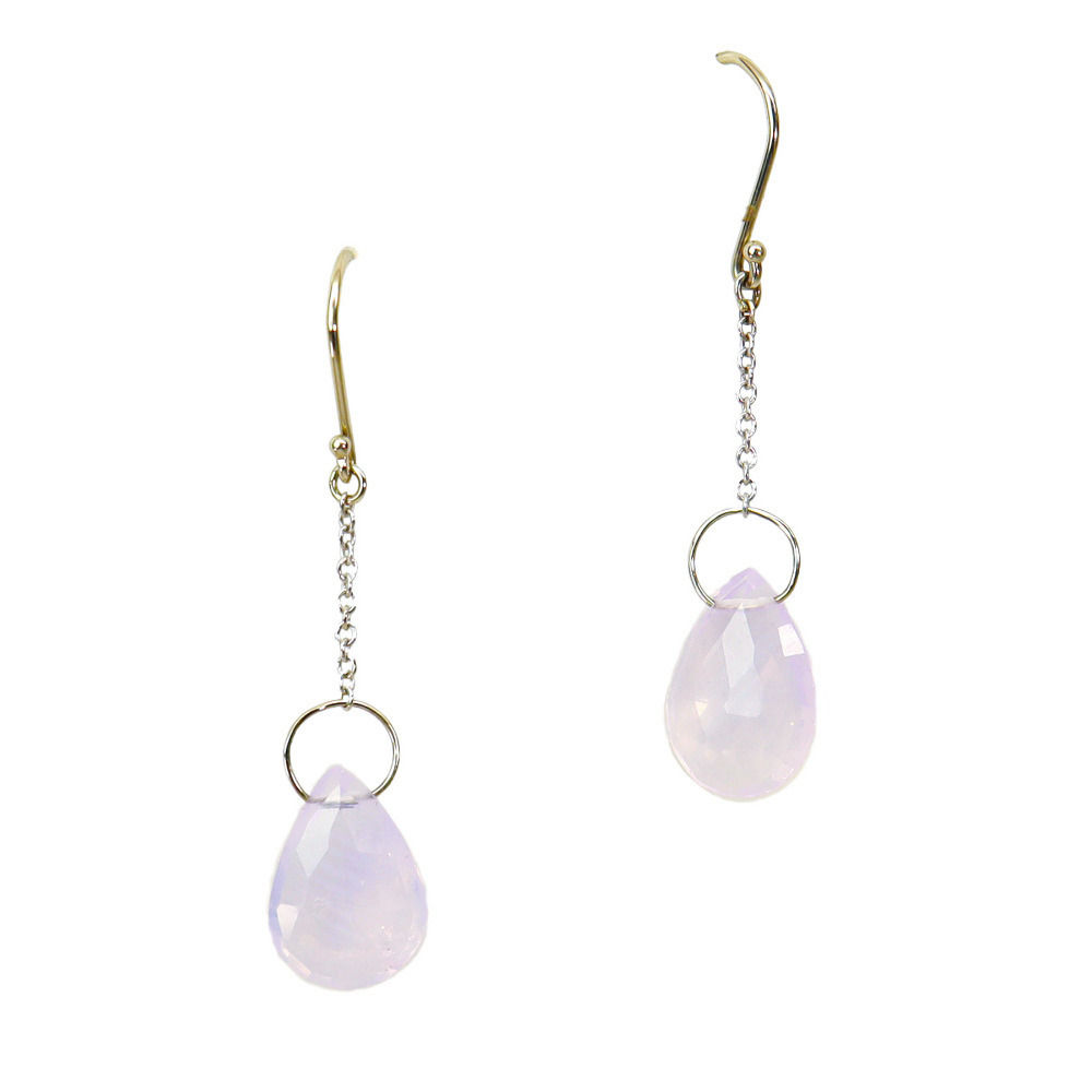 Lavender Quartz Drop Earring