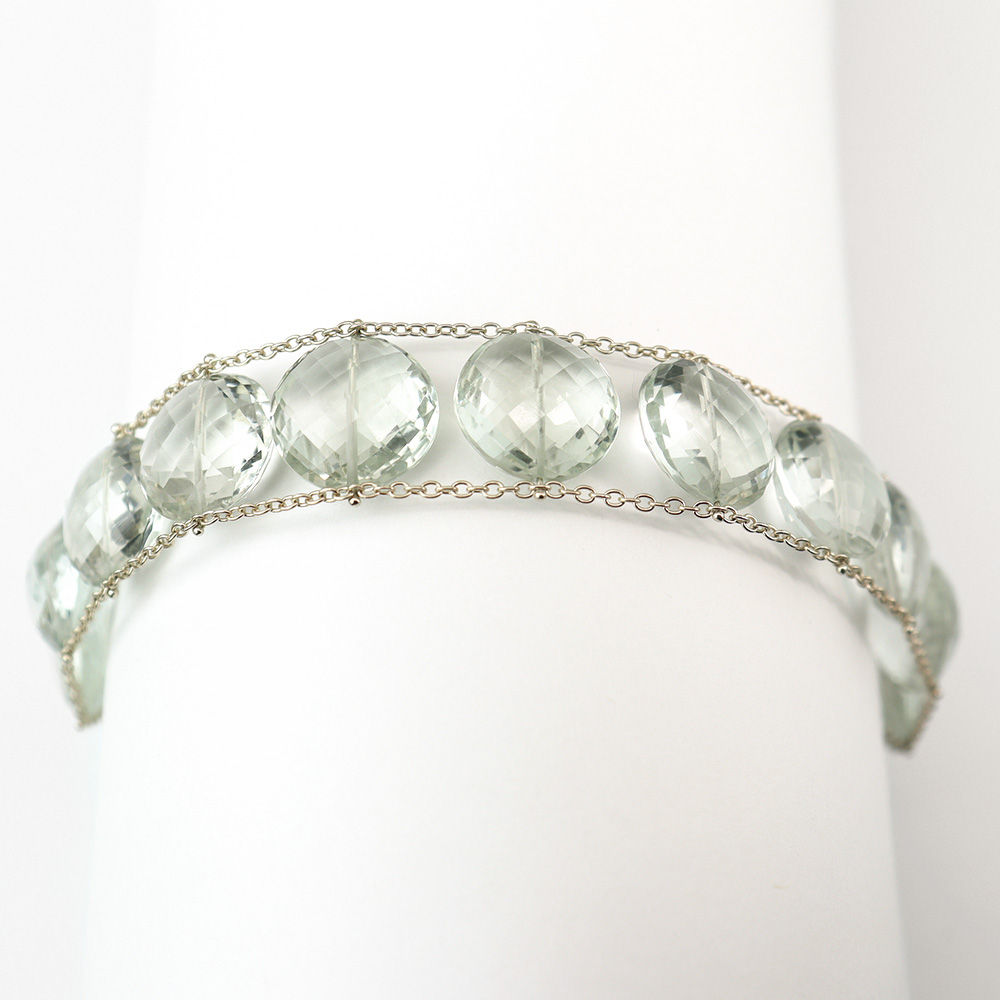 Green Quartz Ladder Bracelet