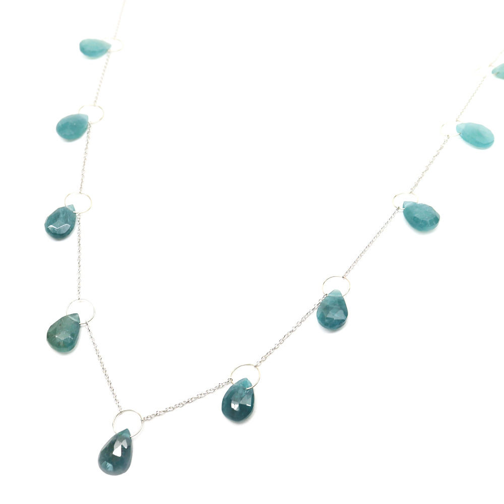 Grandidierite Loop Station Necklace