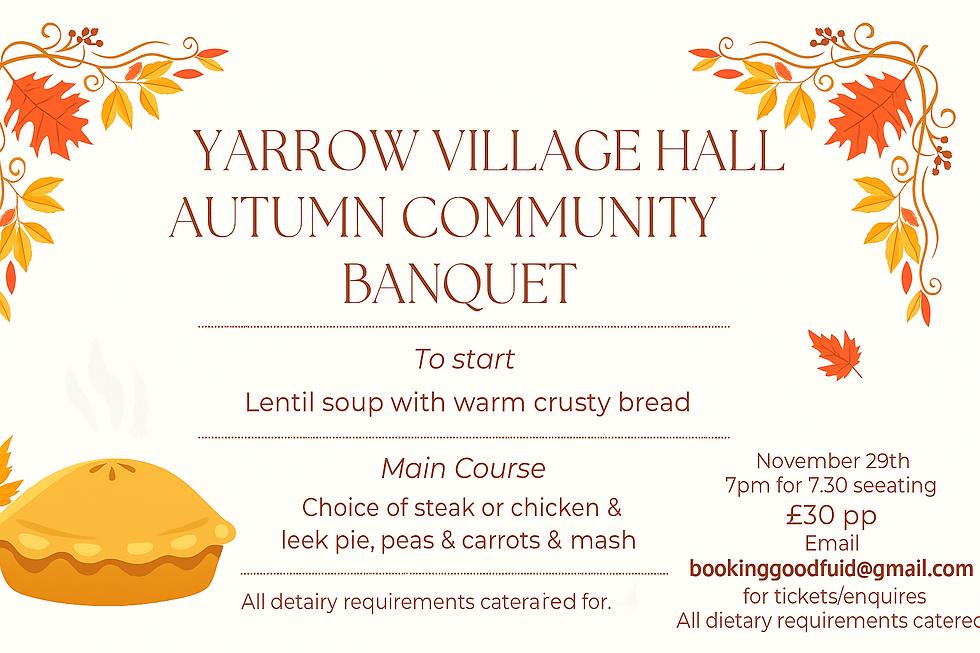 Autumn Community Banquet Night