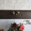 Thumbnail: Antique oak mantelpiece shelf