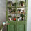 Thumbnail: full view of the front of the cabinet full of plants light off