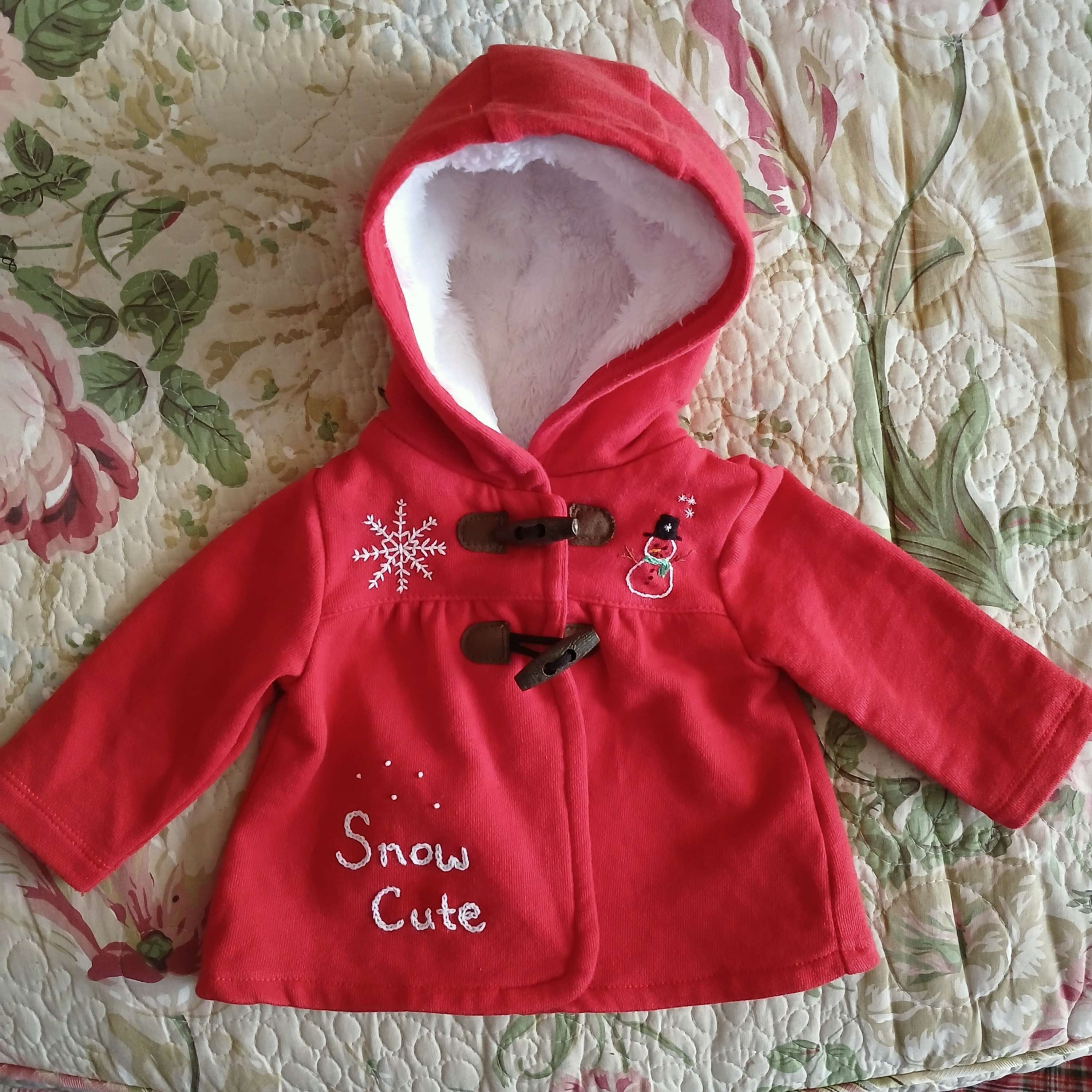 Baby it's cold outside snuggly jacket