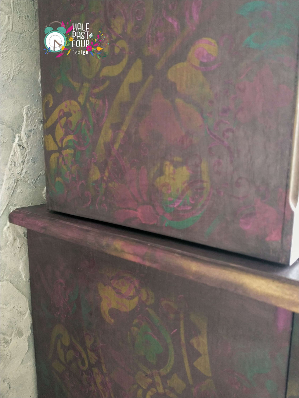 Thumbnail: Hand Painted Jewelry Armoire 