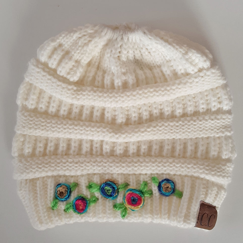 Ponytail/Messy Bun Beanie