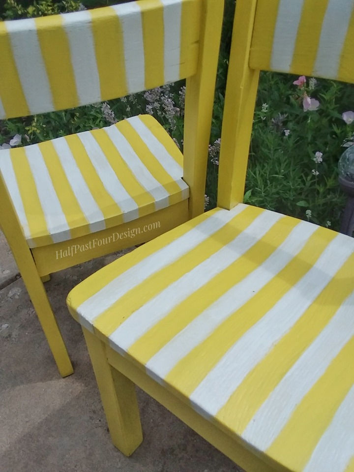Thumbnail: Sunny Striped Children's Chairs