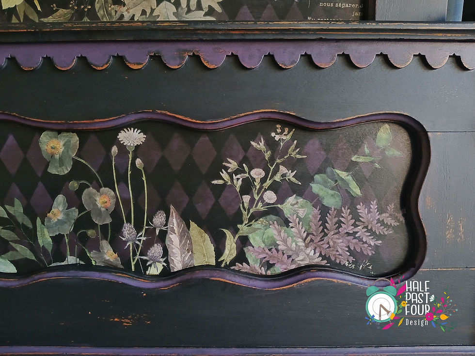 Thumbnail: Victorian Antique Bed, Refinished Headboard/Footboard