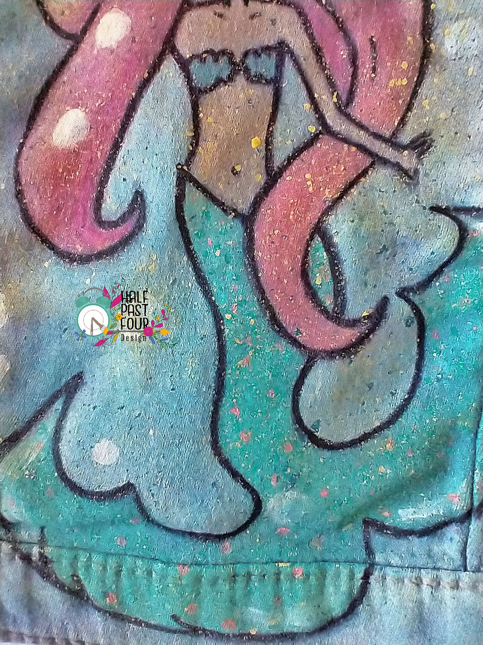 Thumbnail: Mermaid Denim Jacket - Baby B'gosh