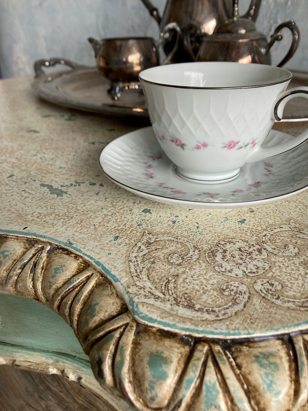 Thumbnail: Old World Style French Country Cottage Table 
