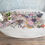 Thumbnail: Floral coffee table, vintage drop leaf table, painted table