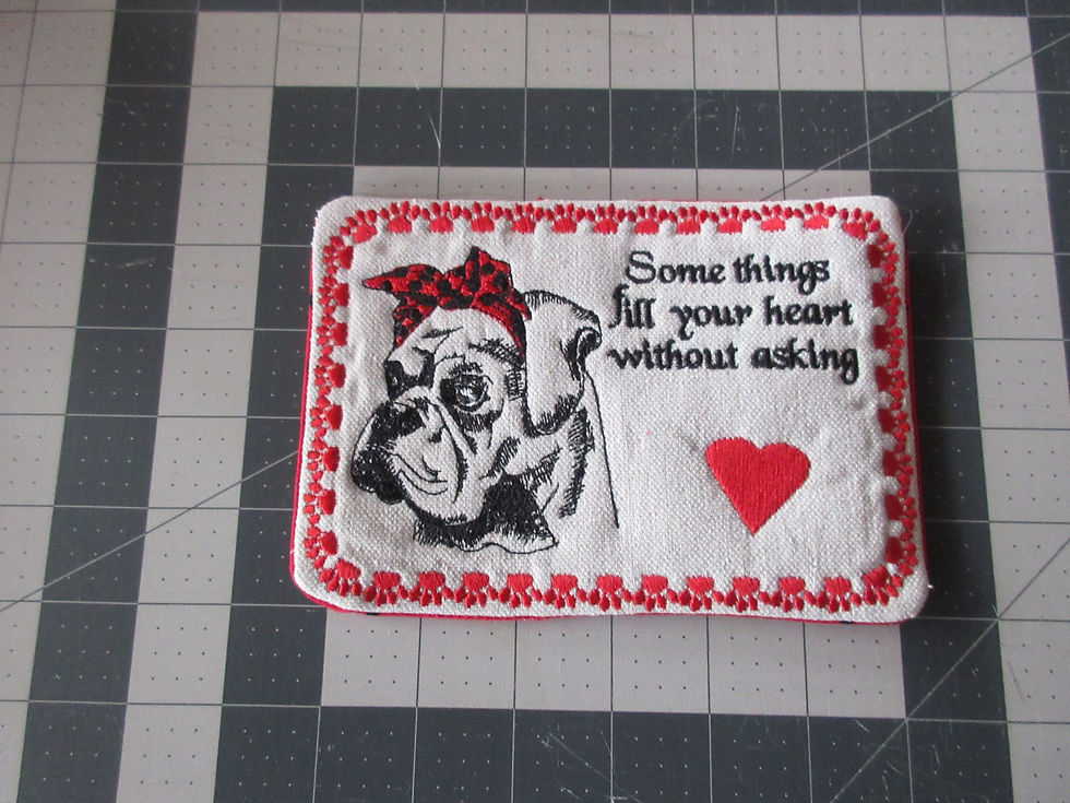 Thumbnail: DOG BREED COASTER/MUG RUG