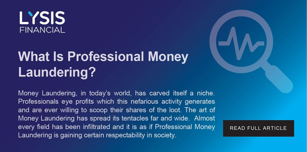 Professional Money Laundering