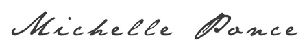 Logo Signature Michelle Ponce Art Design