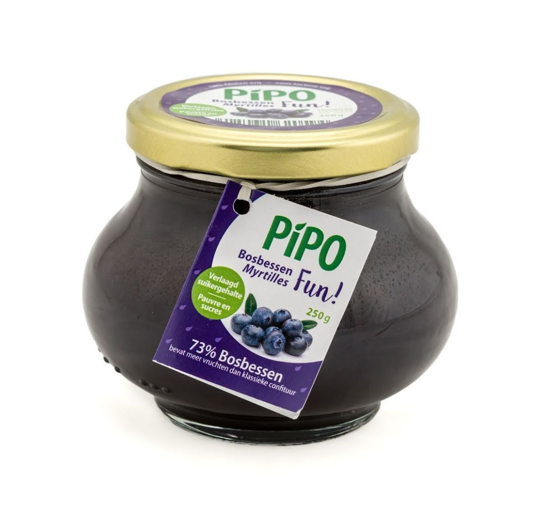 Bosbessen confituur Suikerarm 250g


