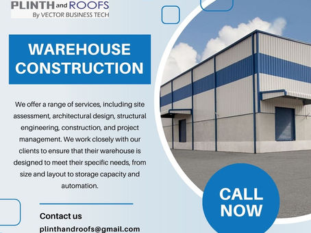 WAREHOUSE CONSTRUCTION IN AHMEDABAD, GUJARAT