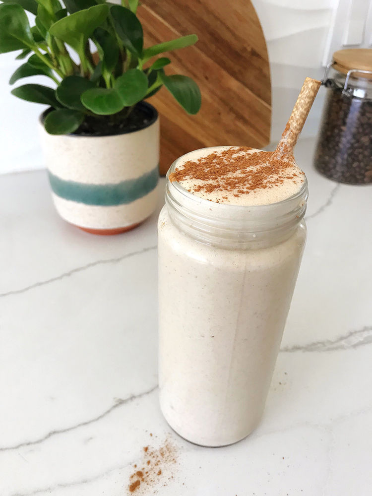 Chocolate Collagen Peanut Butter Smoothie Intermittent Fasting Fat