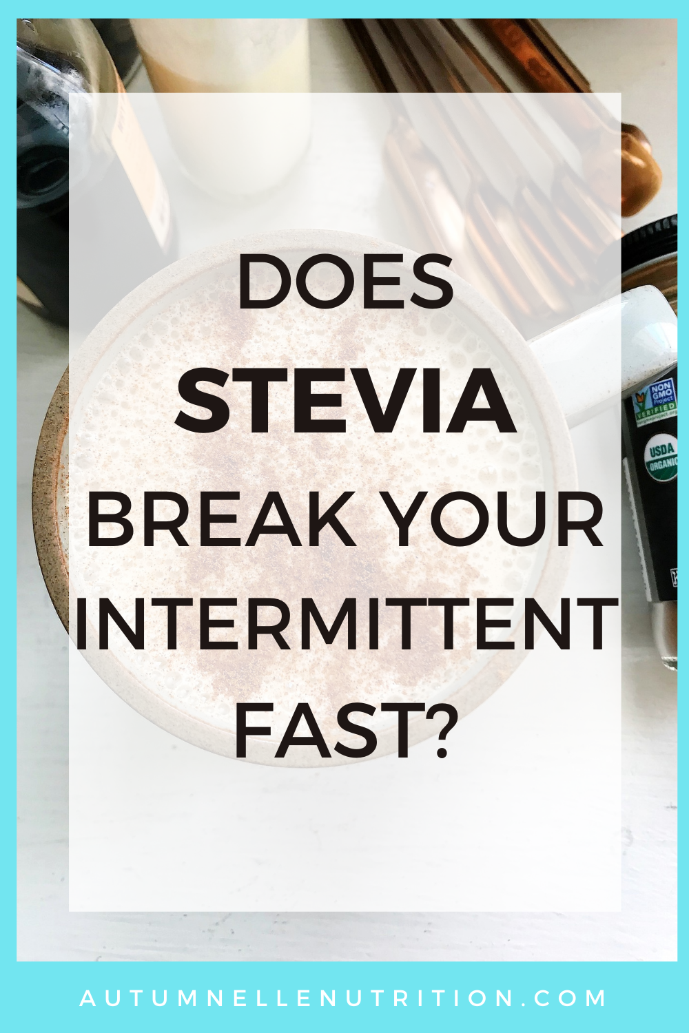 does black coffee with stevia break a fast