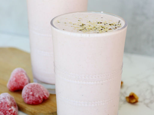 Strawberry Cottage Cheese Smoothie