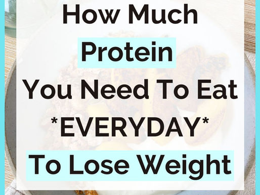 How Much Protein You Need To Eat Everyday To Lose Weight [According To A Nutritionist]
