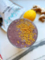 Smoothie de couve de mirtilo
