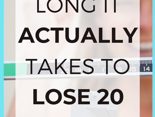 How Long Should It Take To Lose 20 Pounds?