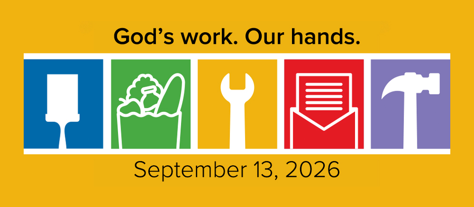 August Love Offering Supports God's Work. Our Hands. Sunday
