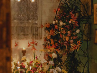 Freemans restaurant floral decoration