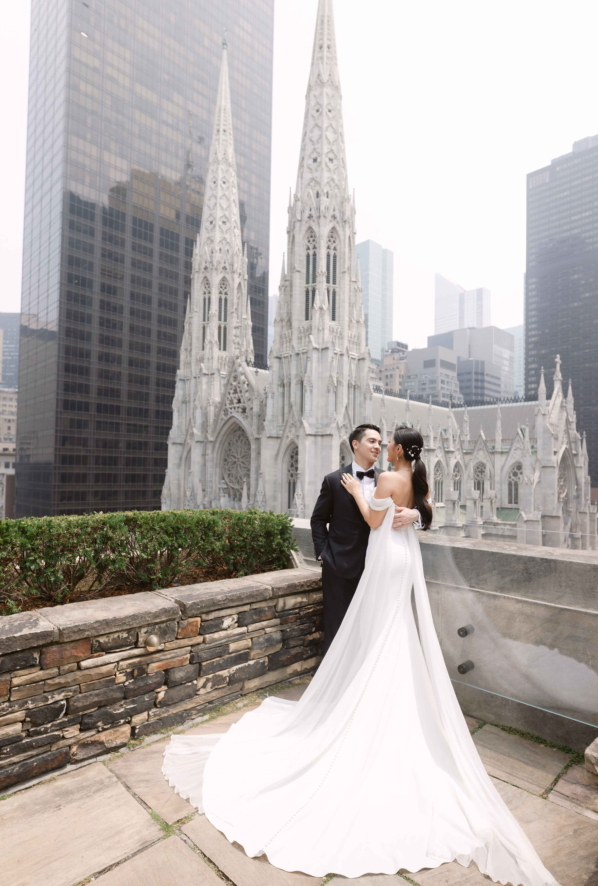 Manhattan Rooftop Pre-wedding Photo | Floraland Wedding Planning