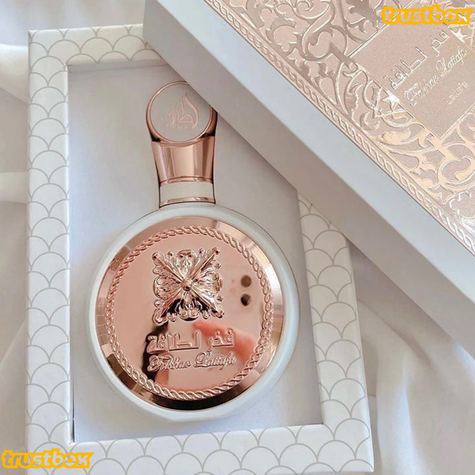 Miniatura: Perfume Lattafa Fakhar Rose Gold Feminino 100 Ml Original Com Garantia Árabe