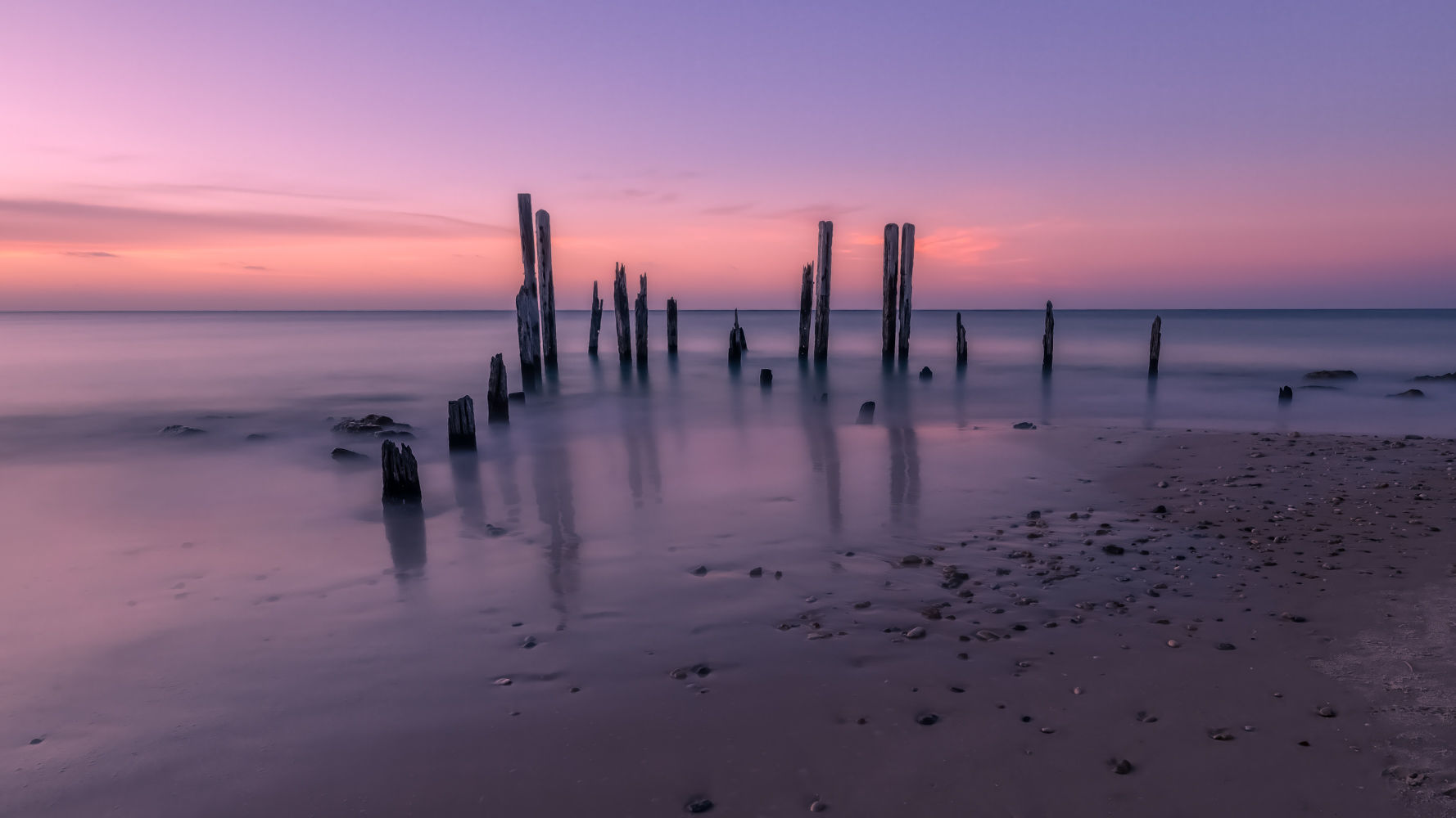 Port Willunga Jetty at sunset