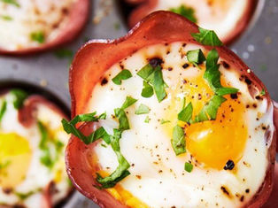 Ham and Cheese Cups