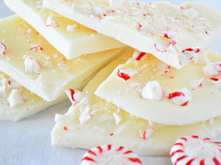 White Chocolate Peppermint Bark