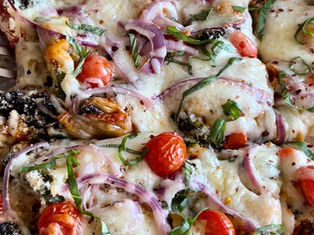 Keto Roasted Vegetable Pizza