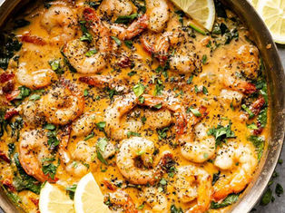 Creamy Garlic Shrimp