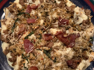 Keto White Clam Pizza