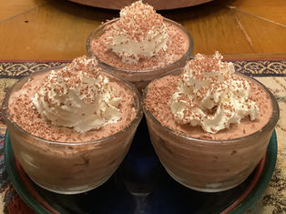 Keto Salted Dark Chocolate Cheesecake Mousse😲