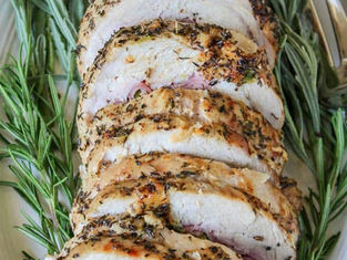Cordon Bleu Stuffed Pork Loin