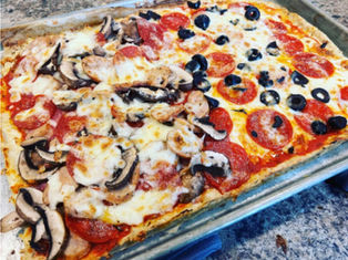 Michael’s Keto Chicken Crust Pizza