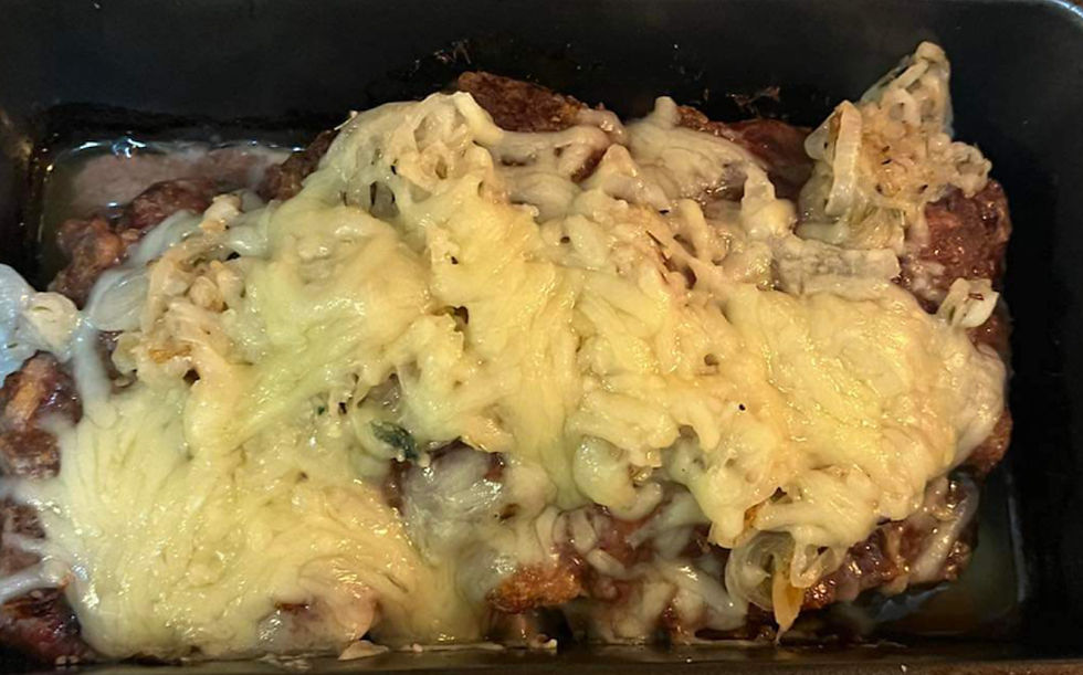 Keto French Onion Meatloaf