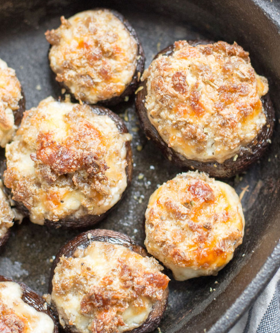 Sausage Stuffed Mushrooms